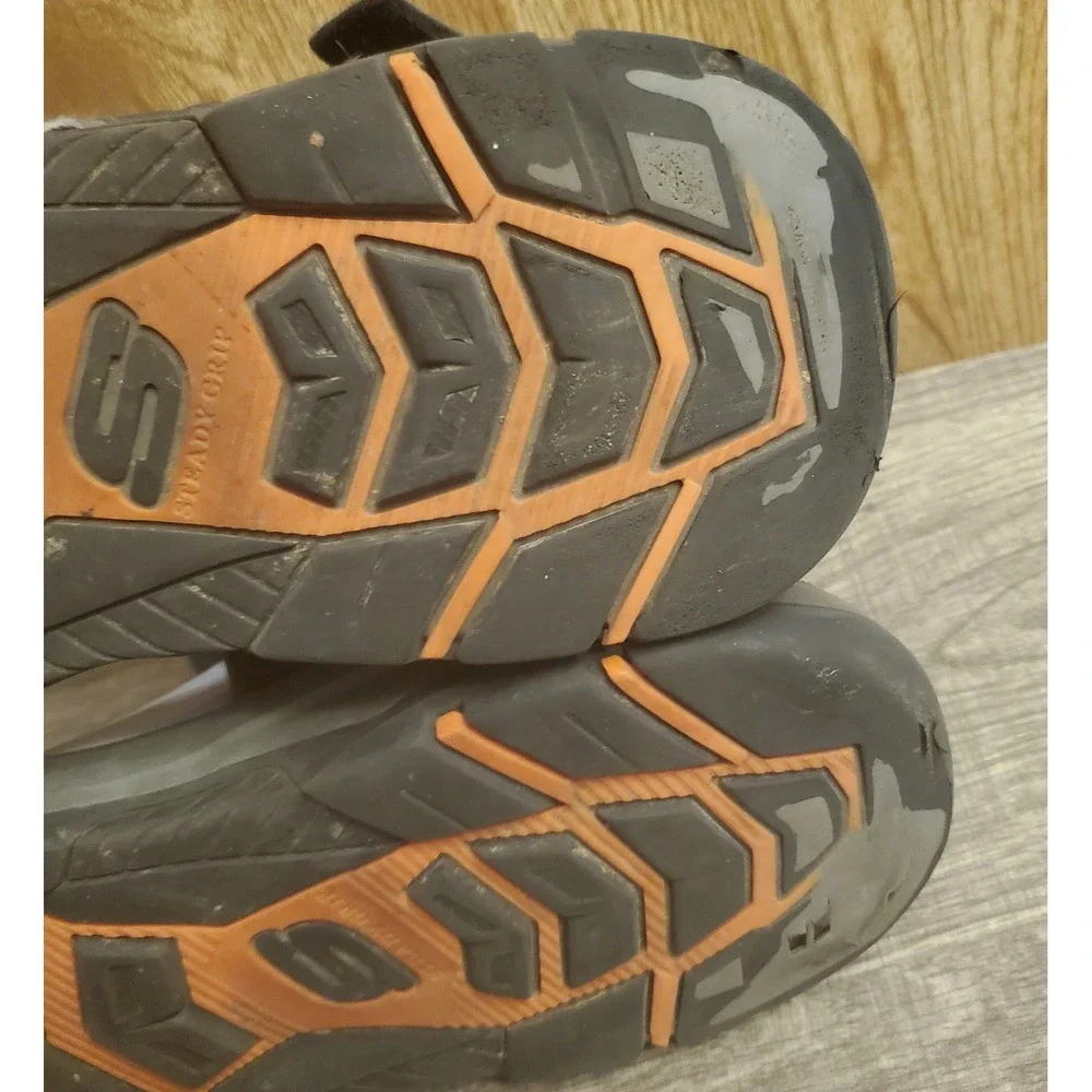 Skechers Tresmen Garo Relaxed Fit Strap Sandals Men's Size 12 Black‎
